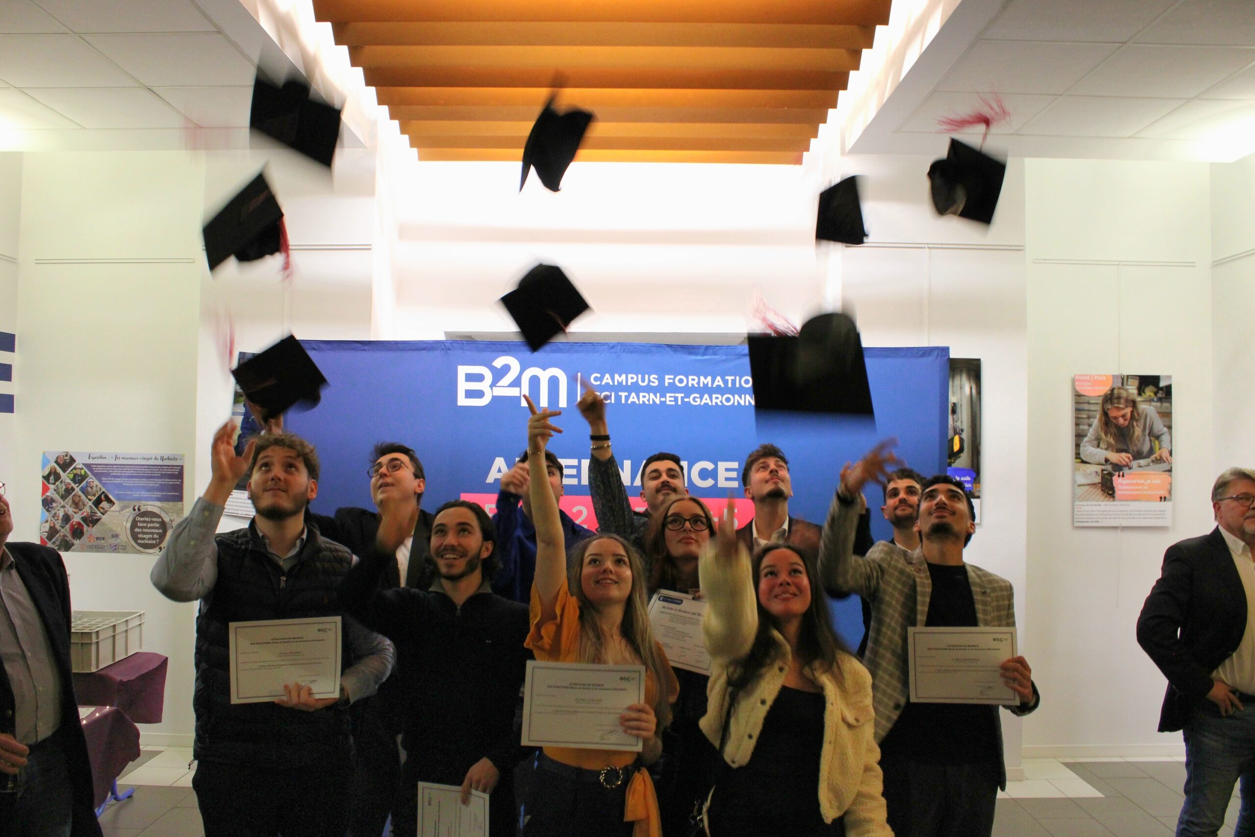 Cérémonie de remise des diplômes et Parrainage de la 39e promotion EGC Bussiness School