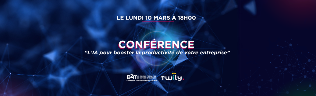 Conférence « l’IA pour booster la productivité de votre entreprise »